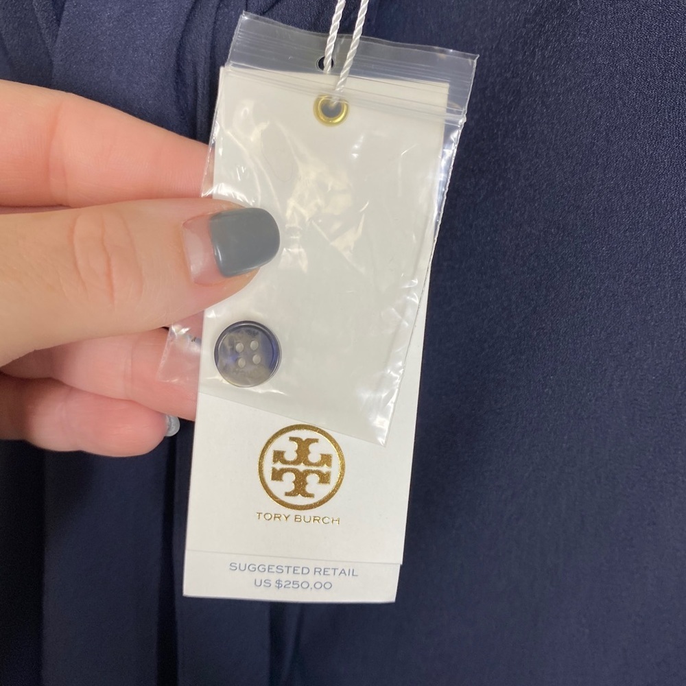 🆕TORY BURCH SLEEVELESS BOW BLOUSE SIZE 12 - Picture 12 of 14